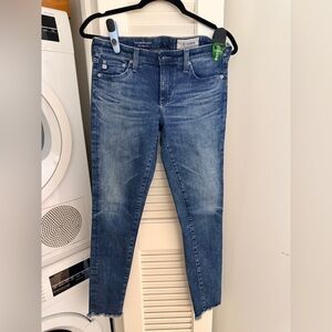 Agolde Blue Skinny Jeans